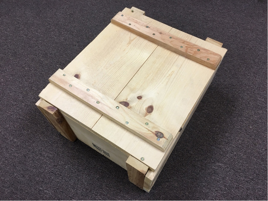 wooden ammo box